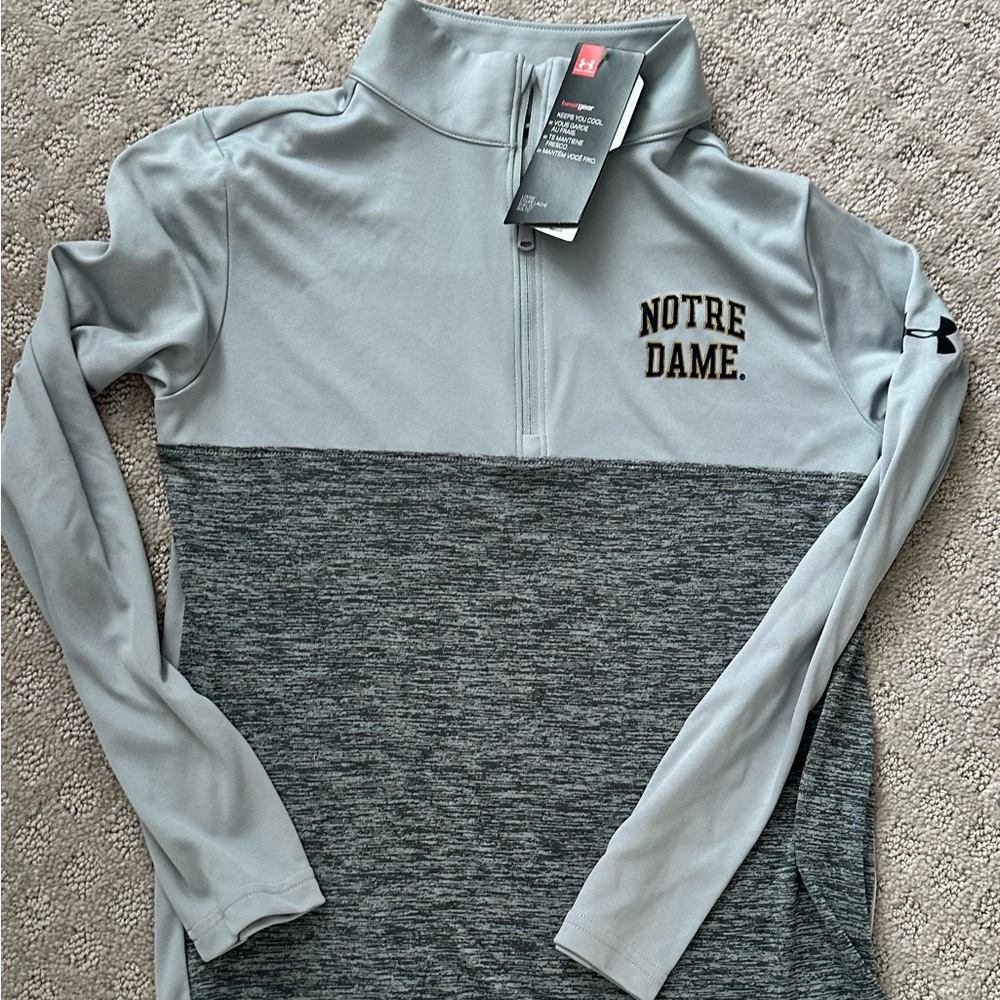YOUTH NOTRE DAME 1/4 zip